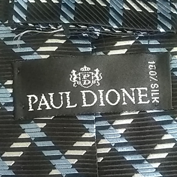 Paul Dione Men's tie 100% silk - Picture 2 of 2